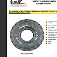 Earthmover tire markings